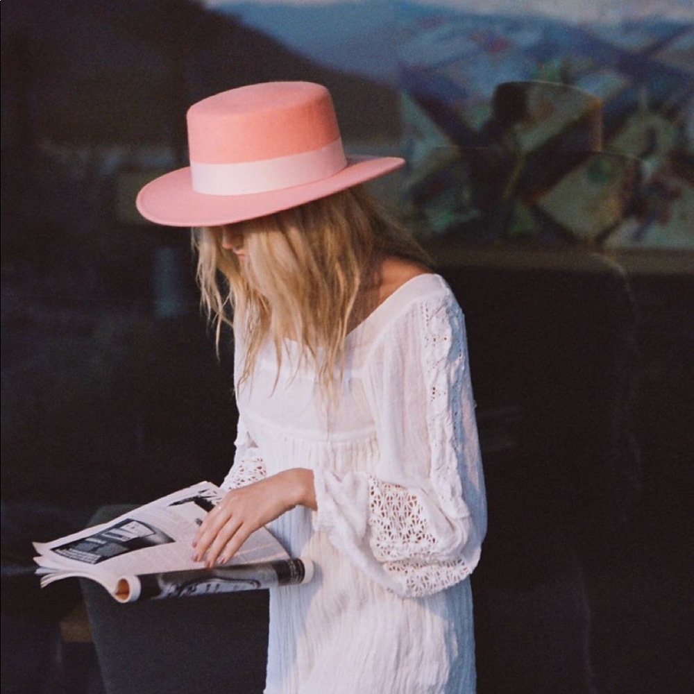Lack of Color orange boater hat | 59cm
